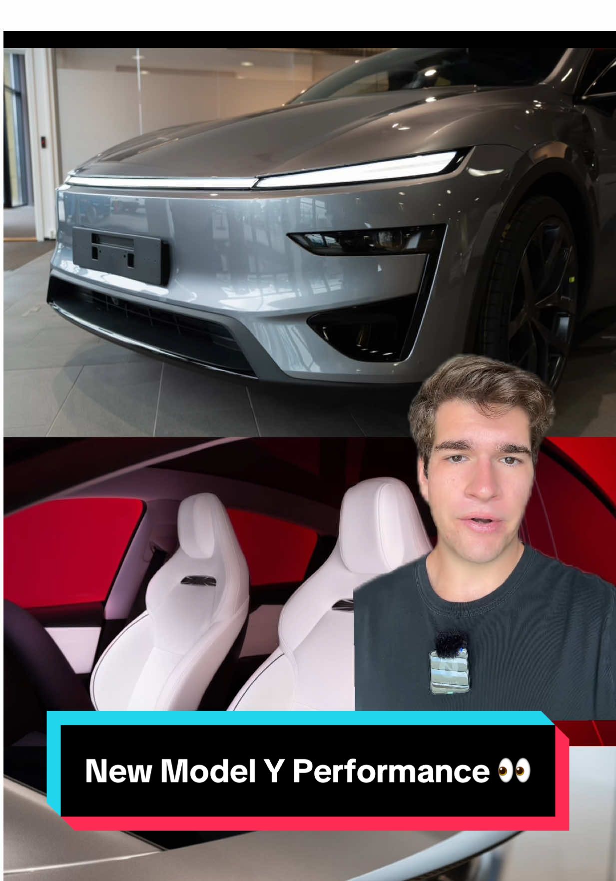 The new Model Y Performance is HERE! In Europe 😅 #tesla #modelyperformance #teslatok #teslanews #modely 