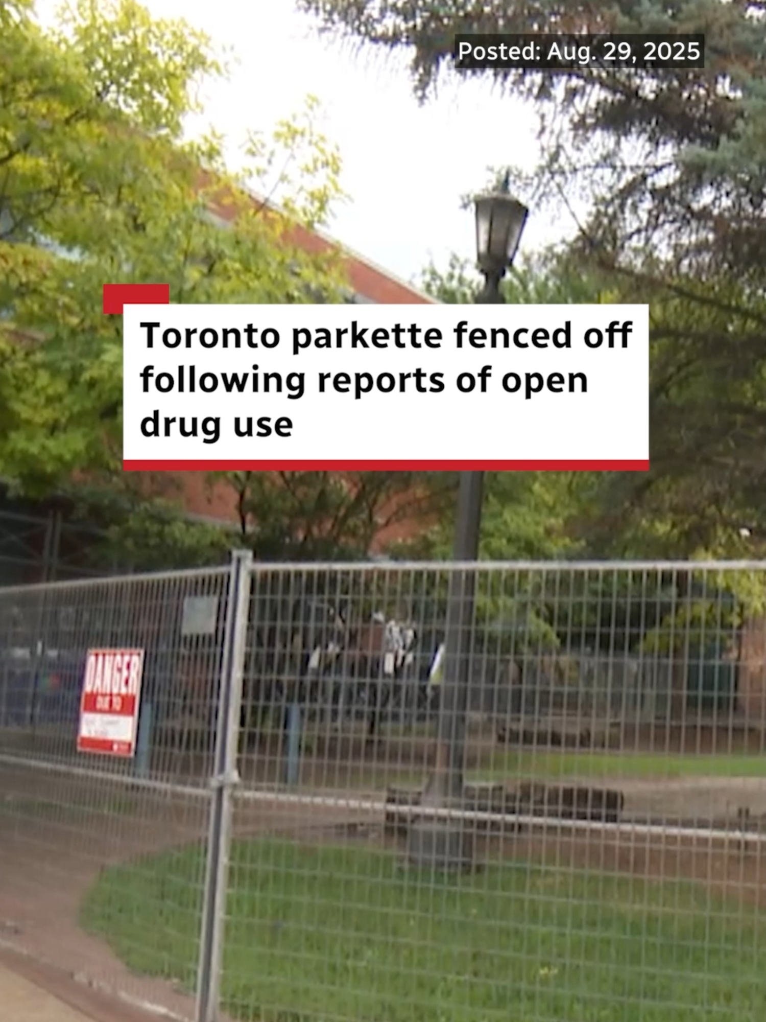A community health centre in Toronto's west end that runs a supervised consumption site has fenced off a parkette. As CBC's Tyler Cheese explains, this comes after reports of violence and open drug use in the outdoor space. #Toronto #News #Ontario