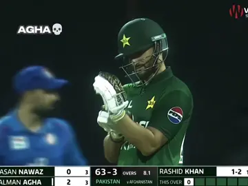 Salman Ali AGHA Brilliant Batting Today || Pakistan vs Afghanistan 1st T20 Highlights 2025 #foryou #foryoupage #fypシ #cricket #hassi_editor 