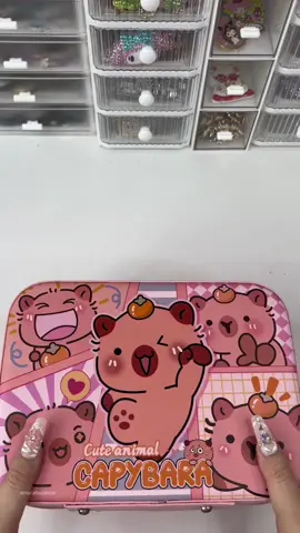 Tara’s Cute Gift Capybara Box 🎁💛 #pressonnailbusiness #asmr #asmrvideo #pressonnails #nails #SmallBusiness #pressons #nails💅 #nailsoftiktok #nailsathome #nailhack #mysteryscoop #capsulescoop #packingorderswithme #packingorders  #pressonnailbusinessathome #asmrtiktoks #handmadenails #ussmallbusiness #foryou #fyp #straycatboutique #usa_tiktok #usa #uktiktok 