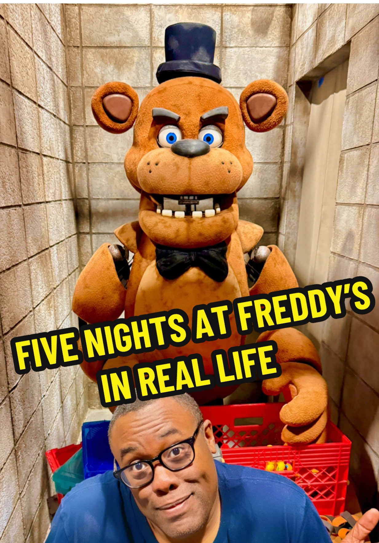 Freddy Fazbear’s Pizza in Real Life! Five Nights at Freddy’s Universal Studios Halloween Horror Nights. Thanks @Universal Studios Hollywood for the Lights On Preview Tour. FNAF maze will also be at @Universal Orlando Resort @Five Nights at Freddy's Movie #fnaf #fivenightsatfreddys #horrornights #universalstudios #halloween 
