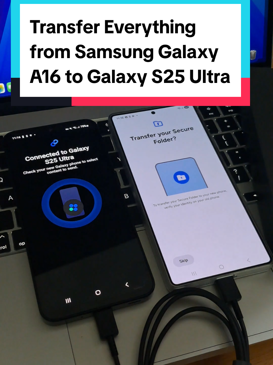 Transfer Everything from Samsung Galaxy A16 to Galaxy S25 Ultra (Easy Guide!) #SamsungGalaxyA16 #GalaxyS25Ultra #SmartSwitch #phonetransfer 