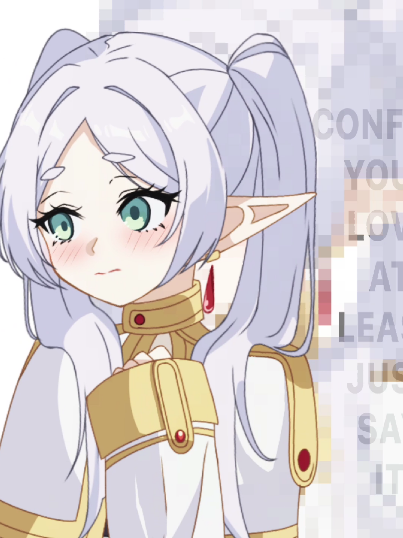 confess your love frieren! . . . #frieren #animationmeme 
