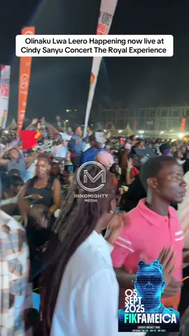 Happening now live at Cindy Sanyu Concert The Royal Experience #foryoupage #fyp #foryou #innomightymedia #innomightymedia3 