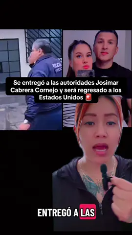 Josimar Cabrera Cornejo se entregó a las autoridades en Perú lima y será extraditado a los Estados Unidos News Sheila Gutiérrez 🙏🏻🚨#josimarcabrera #sheilagutierrez #parati #noticias #greenscreen 