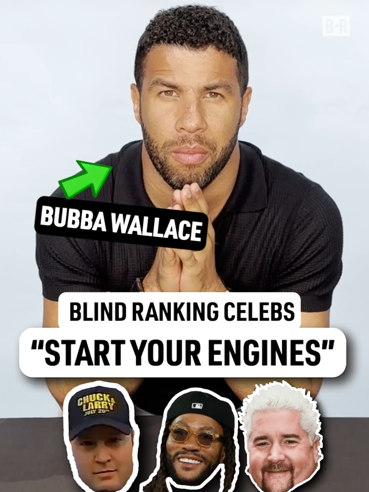 Bubba Wallace blind ranks 