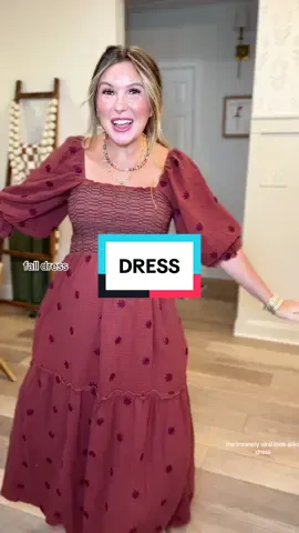 One of my fav dresses🥰 #tiktokshoplabordaysale #falldealsforyou #fallfreshness #fyp #dress 