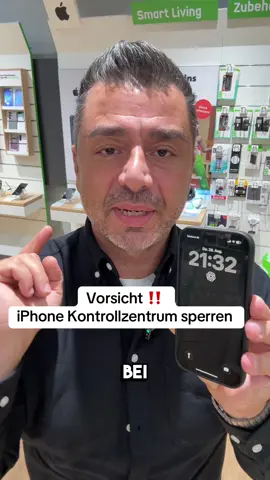 Vorsicht ‼️  iPhone Kontrollzentrum sperren #techtips #iphonetricks #techtok #iphonetips #