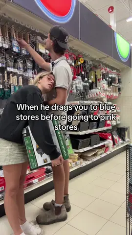 Getting a fixer upper house is all fun and games until all of your time is spent in the blue stores😭 #girls #Relationship #boyfriend 