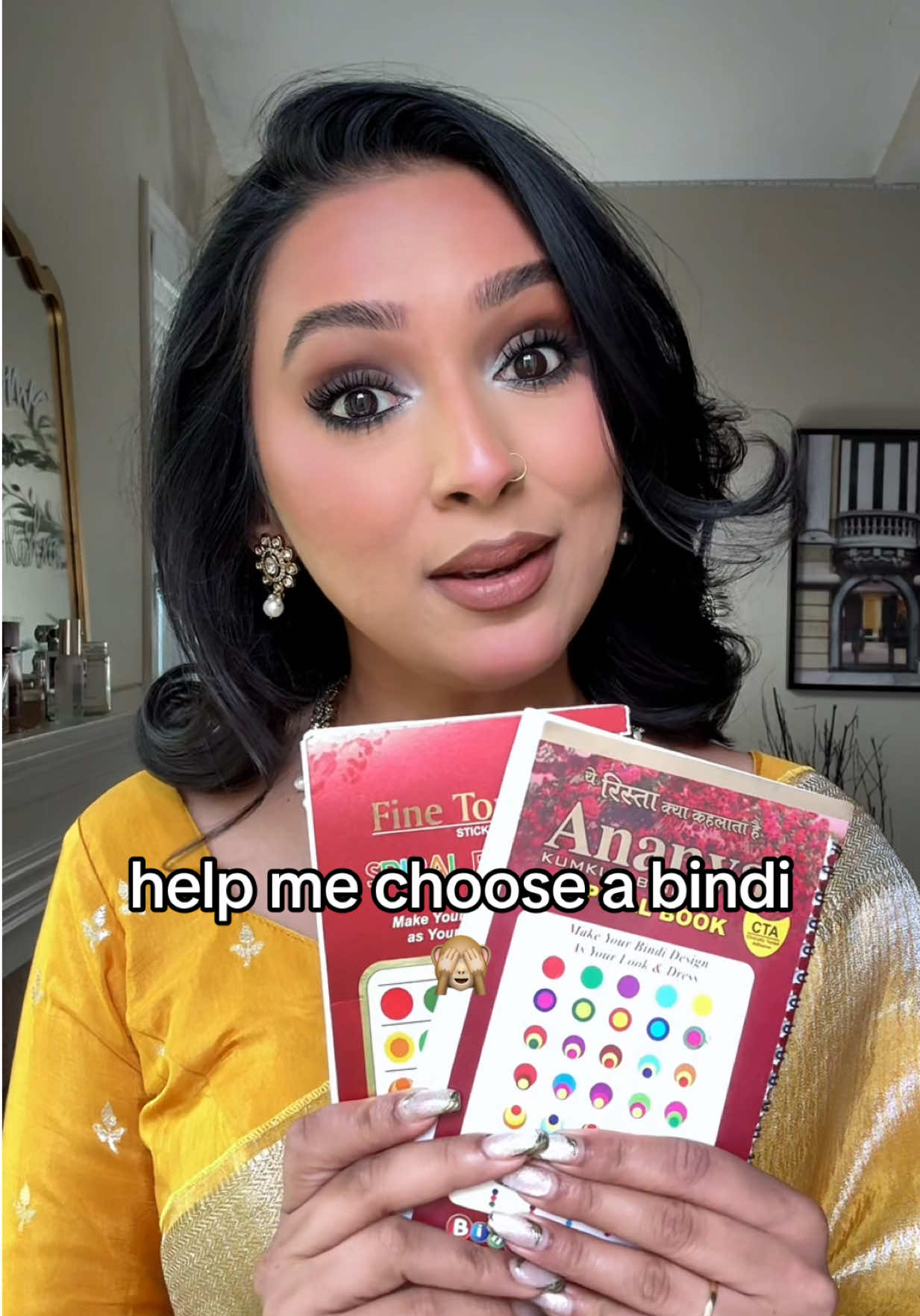 Did I choose the right one? 🙈 educate me on how to choose the right one 🙏  #bindi #helpmechoose #browngirl 