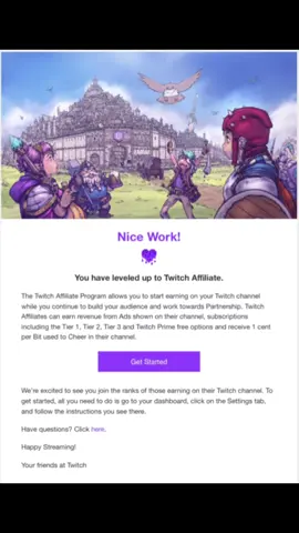 Made Twitch Affiliate!! #twitch #twitchaffilate #streamer #fyp #live 