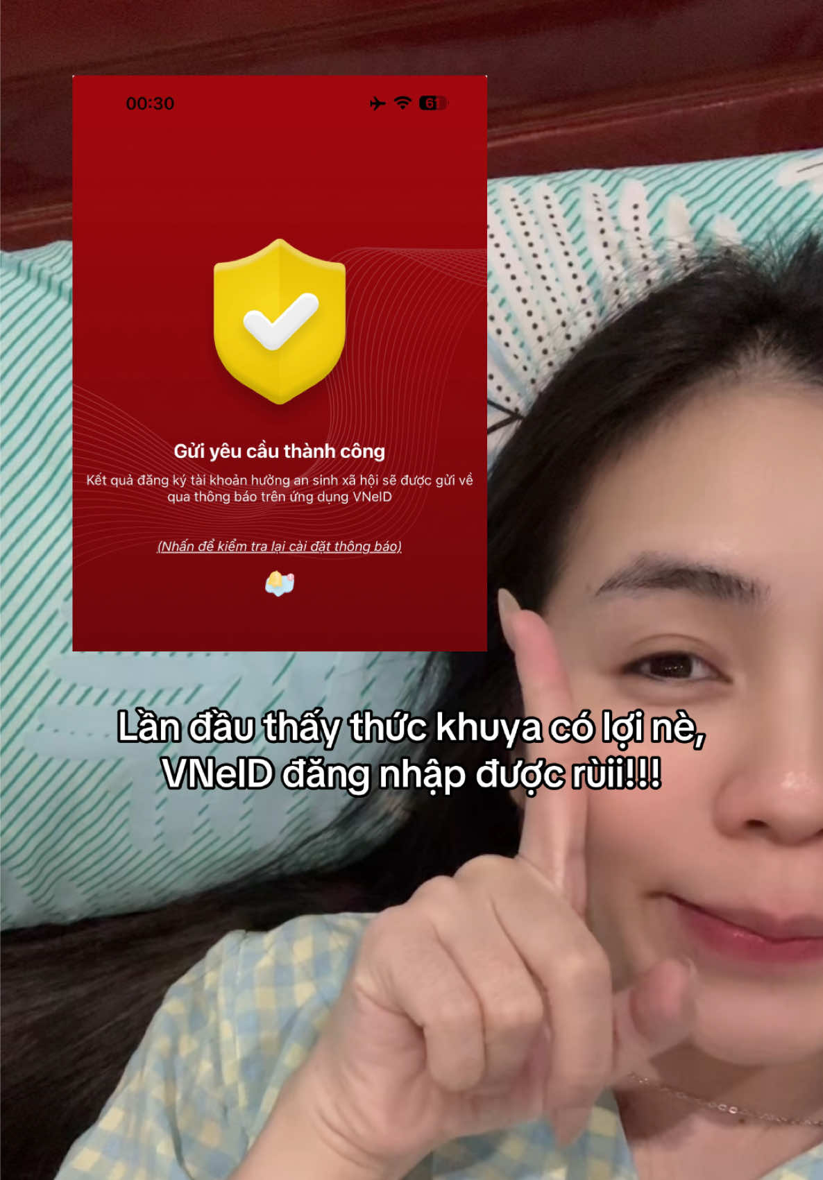 tuyệt vời, cám ơn Nhà nước 🥰 #vneid #nhan100kmienphi #lequockhanh 