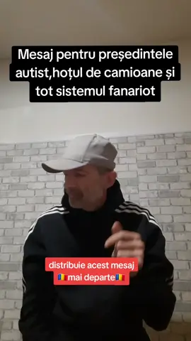 Mesaj pentru președintele autist,hoțul de camioane și tot sistemul fanariot din România! #foryou #romania🇷🇴 #sistem #goviral @Alin G. @S_A_L_P_I_Q_U_E_23 @calin.georgescu.real @GEORGE SIMION @Diaspora Europeană Oficial®️ @Realitatea Plus @BobbyD 