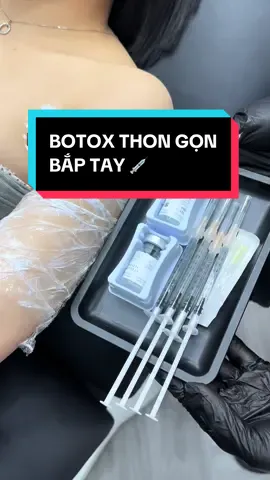 TIÊM GỌN BẮP TAY 💉Tiêm xong tự tin mặc áo 2 dây không lo bắp tay to nữa nhé. Muốn tay thon đẹp không to thô ib cho em ạ 😍😍 #tienleacadamy #filler #botox #TienLeAcademy #tiemthongonbaptay 