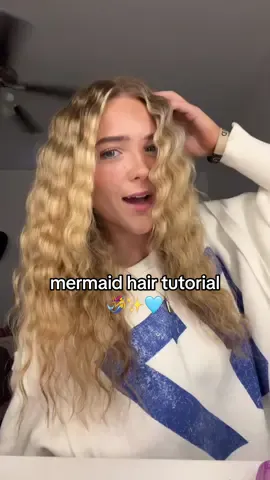 the mermaid hair of my dreamsss 😍 #waves #wavyhair #crimper #hairwaver #tymobeauty 