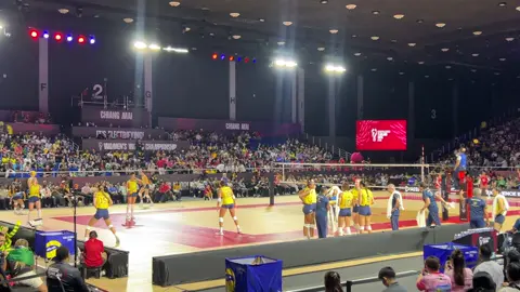 สนามเชียงใหม่ปังมากกกก สนามเชียงใหม่กองเชียร์แน่นทุกวัน ❤️🇹🇭#v#volleyballworldv#volleyballwomenworldchampionship2025C#Chiangmait#thailand🇹🇭พ#พิธีกร