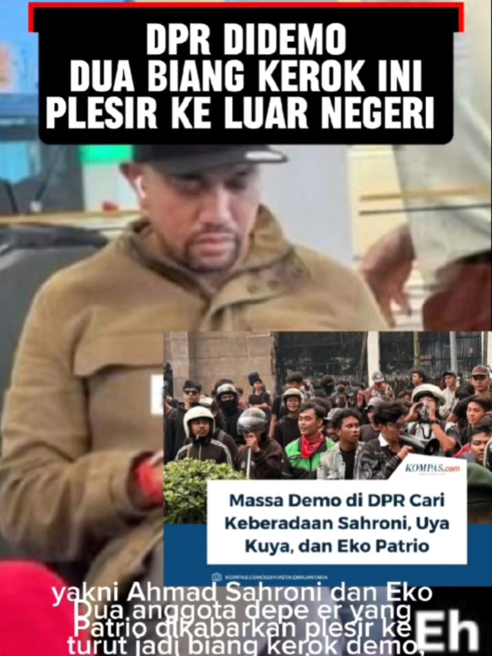 DPR Didemo, Dua Biang Kerok ini kabur ke luar negeri #demodprri #bubarkandpr 