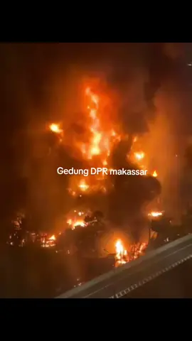 gedung DPR makassar ludes terbakar  #dpr #demo #indonesiamaju #ojol 
