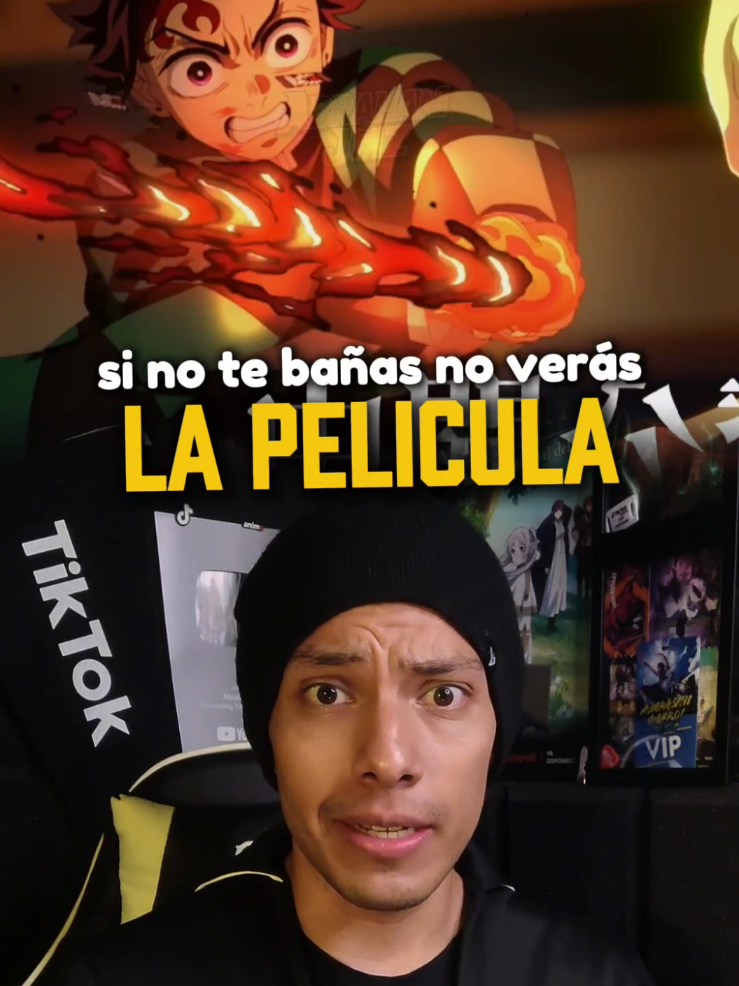 ES OBLIGATORIO Bañarse 🧼  No dejarán entrar al cine a ver Demon Slayer: El Castillo Infinito a quienes desprendan un olor a humedad 🚿 #humor #demonslayer #abrahamjmz #kimetsunoyaiba #anime 