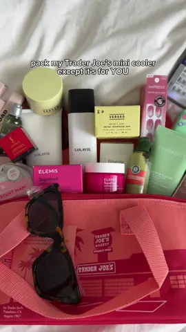 sending one of you my new Trader Joe’s mini tote filled with some of my favorite products to enter follow me @itscelesta and @itscelesta | bay area weddings on TikTok and tag 2 friends 👀 additional entries on my IG **these 2 are my only accounts and winner will be announced in my story on 9/5/2025 #traderjoesminicooler #traderjoes #skincare #BeautyTok 