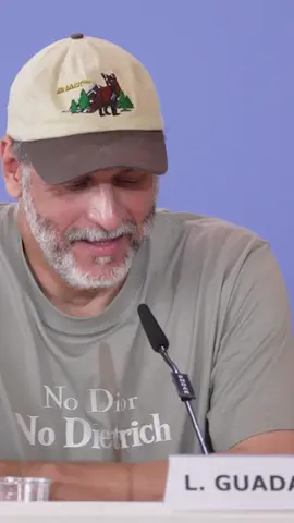 at the #venicefilmfestival press conference for the film, #lucaguadagnino explains why he chose to use the 