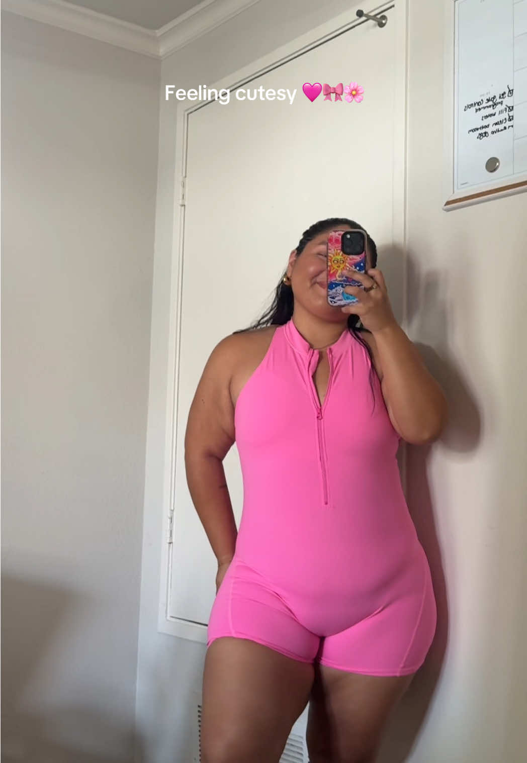 About to get the new colors bc I forgot how much I loved this until I put it on again (happens everytime) 🤭🩷🩷🔥 #curvyfitness #fitnessjourney #fitnessjourney #curvybodies 