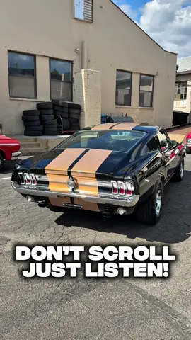 Don’t scroll—just listen. This 1967 Ford Mustang is packing a 347 Stroker under the hood, backed by a T-5 manual transmission. Pure American muscle. 🔥 How’s that cam sound? ⸻ #BobEvansClassics #ClassicCar #FordMustang #1967Mustang #347Stroker #StrokerMotor #MuscleCar #CamSound #MustangLife #T5Manual #ManualTransmission #CarReel #MuscleCarsDaily #ClassicMustang #AmericanMuscle #HotRodLife #CarCulture #CarsofInstagram #ClassicCarsForSale #VintageMustang #MustangNation #MuscleCarMadness #FordPerformance #StreetMachine #HorsepowerHungry #CarCommunity #CarCollectors #OldSchoolCool #MustangRestoration #CarEnthusiast 