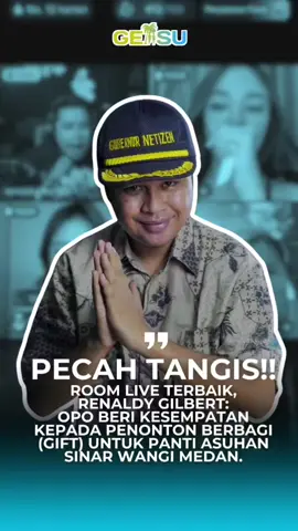Pecah Tangis! Room Live Terbaik, Renaldy Gilbert: OPO Beri Kesempatan Kepada Penonton Berbagi (GIFT) Untuk Panti Asuhan Sinar Wangi Medan GENSUNEWS, 30 Agustus 2025 – Suasana haru terjadi di Room Live Renaldy Gilbert saat digelar battle koin yang biasanya penuh hiburan dan tawa. Namun kali ini, suasana berubah menjadi momen penuh makna karena penonton diberikan kesempatan untuk menyalurkan kebaikan lewat gift yang hasilnya didedikasikan untuk Panti Asuhan Sinar Wangi Medan. Anak-anak panti ikut serta dalam live tersebut dengan menyanyikan lagu-lagu yang menyentuh hati, di antaranya Lagu untuk Papa dan Lagu untuk Mama. Nyanyian itu membuat banyak penonton terbawa emosi, termasuk Renaldy sendiri. Renaldy Gilbert yang dikenal sebagai sosok humoris dan suka bercanda, kali ini tampak begitu serius. Ia mengaku teringat masa-masa indah bersama sang ibu saat mendengar lantunan lagu yang dibawakan anak-anak panti. Bahkan bersama dua wanita lain yang juga ikut battle di Room Live tersebut, suasana berubah penuh rasa iba dan keharuan. “Saya doakan mereka bisa sukses, terus semangat, dan tidak menyerah pada keadaan,” ucap Renaldy dengan mata berkaca-kaca. Selain memberi doa dan motivasi, Renaldy juga menyampaikan terima kasih kepada seluruh penonton yang telah ikut berbagi. Dari live tersebut, terkumpul 116 ribu koin gift, jika dirupiahkan kurang lebih 10jtan, yang akan digunakan untuk membantu kebutuhan anak-anak di Panti Asuhan Sinar Wangi Medan. Momen ini membuktikan bahwa platform Room Live OPO tidak hanya berfungsi sebagai hiburan semata, tetapi juga dapat menjadi sarana untuk menyalurkan rasa kepedulian sosial. sc: Room Live Tiktok @renaldigilbert @renaldigilbertreal  #gensulut #renaldigilbert #sulawesiutara #medan #medantiktok 