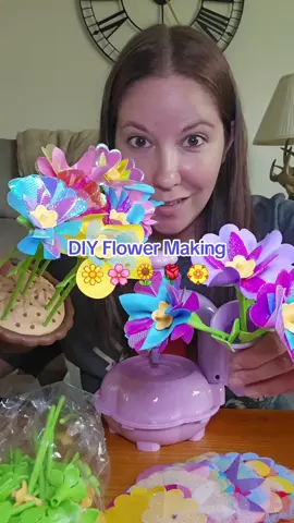 DIY flower making kit #kidstoy #kidscrafts #flowermaking #DIY #creativity 
