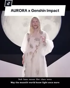 @AURORA will be featured in the new OST of Genshin Impact - Luna I 🌙 Full performance starts at 1:16:10  ➡️ « Genshin Impact Version 