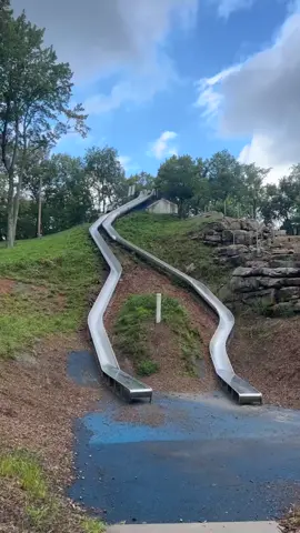 Sliding into the weekend like…… #2yearsago #ignoremylaugh #mammothparkslides #fyp #viral 