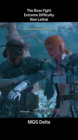 Fighting THE BOSS (Extreme Difficulty, Non-Lethal) #metalgearsolid #metalgearsoliddelta #mgs3 #mgs3remake #metalgearsolid3 #metalgearsolid3snakeeater 