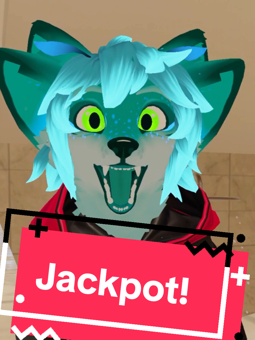 I knew this creepy looking fennix would come in handy for something! #vr #vrchat #furry #vrcfurry #facetracking 