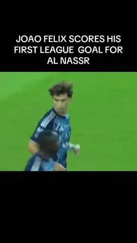 JOAO FELIX SCORES HIS FIRST LEAGUE  GOAL FOR AL NASSR #alnassr #cristianoronaldo #joaofelix #football #futbol 