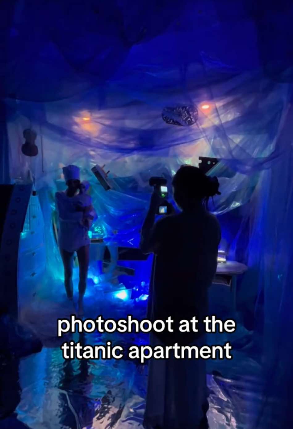 @TitanicApartment🔹 yes she wore a chef coat and hat (and had a matching set for her dog) in honor of charles joughin, the chief baker on the titanic who was drunk and survived the sinking after treading freezing water for two hours #titanic #photography 