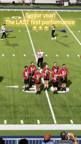 SENIOR YEAR. The last first football game. #colorguard #guardmom #marchingband 
