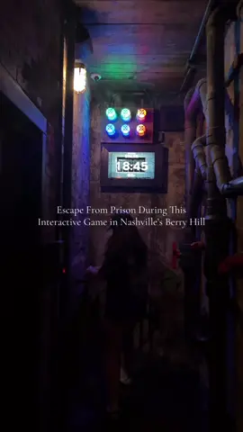 Ready for a jail break? 💸 With three locations around Nashville, @The Escape Game offers several interactive challenges, including Iron Gate, an iron-barred, 1950s-era prison that breaks you into two rooms with nothing but teamwork to get you to escape the warden and find freedom. Book your next adventure at theescapegame.com/nashville. ⛓️‍💥 #nashville #nashvilletn #theescapegame #nashvillethingstodo     #creatorsearchinsights 