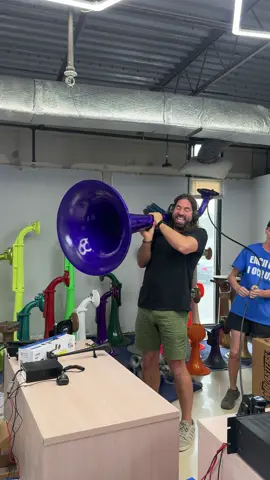 @Matthew Heller showing off the ship horn on a recent TikTok live! 🚢💨 #shiphorn #hornblasters #live #shop #worldsloudest  