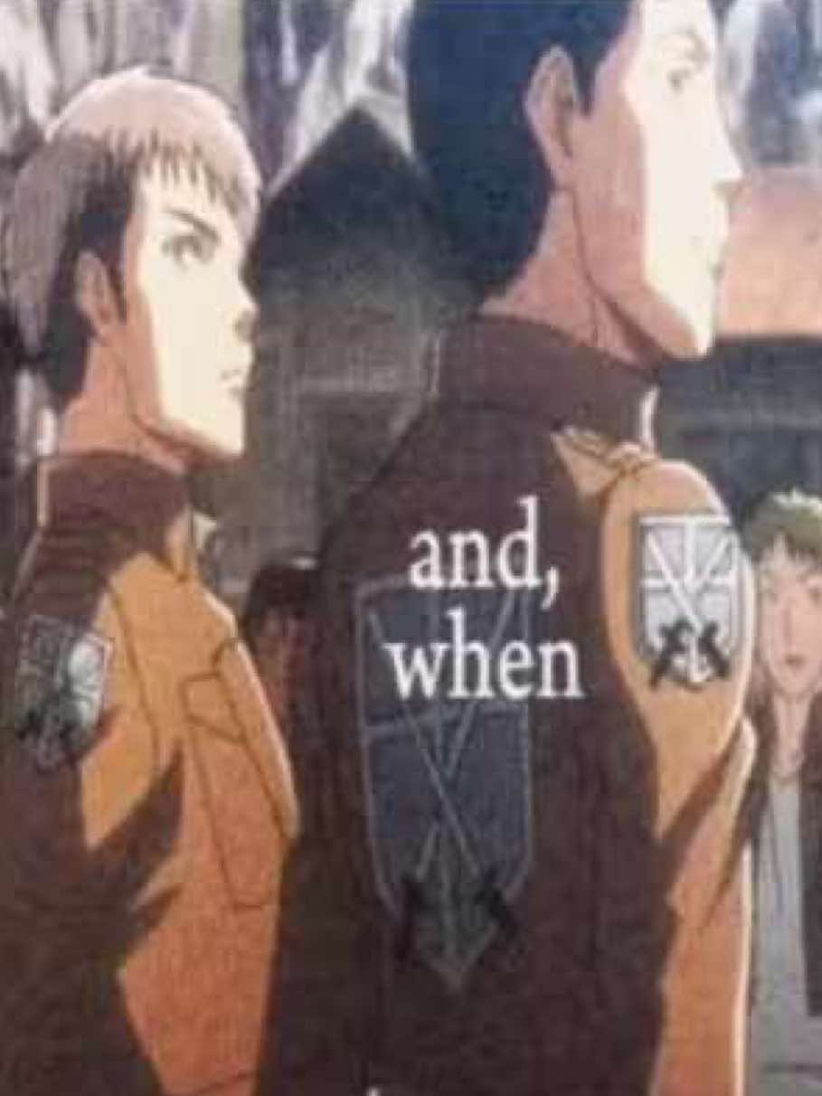 when they say marco is irrelevant but jean is literally a part of marco and marco is literally a part of jean, and jean wouldn’t be who he is without marco, so i ask them how that makes him irrelevant..😳😳😳🫰🫰🫰🫰 #jeankirstein #marcobodt #jeanmarco #AttackOnTitan 