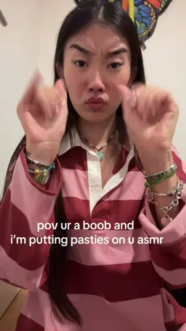 sorry for ripping them off #fyp #asmr #lofiasmr #tapping #pov