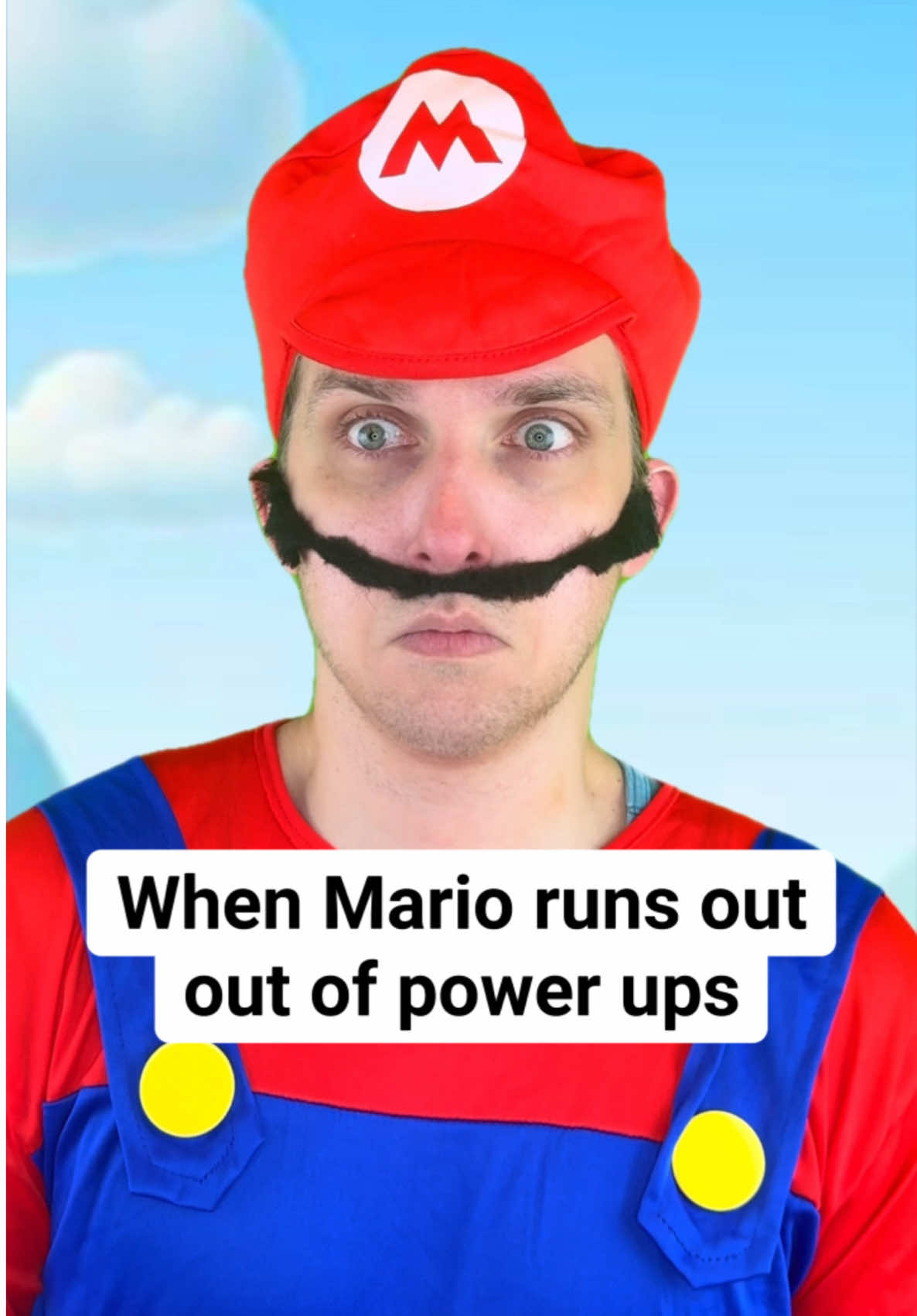 When Mario runs out of power ups @@oxbrandi #fyp #nintendo #nintendoswitch #mario #gaming 