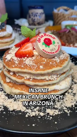 INSANE BRUNCH IN ARIZONA!! If you haven’t been to @taconightbrunchandtequila you are seriously missing out! The menu is packed with so many amazing eats and drinks! You have to try both the Concha and Marzipan Pancakes as well as the Tour de Mexico and don’t forget about the Café de Olla too! Such a great spot with amazing staff! Let us know if you check it out! 📍Taco Night Brunch & Tequila 3121 W Peoria Ave Phoenix, AZ  85029 #brunch #mexicanbrunch #concha #conchapancakes #marzipan    