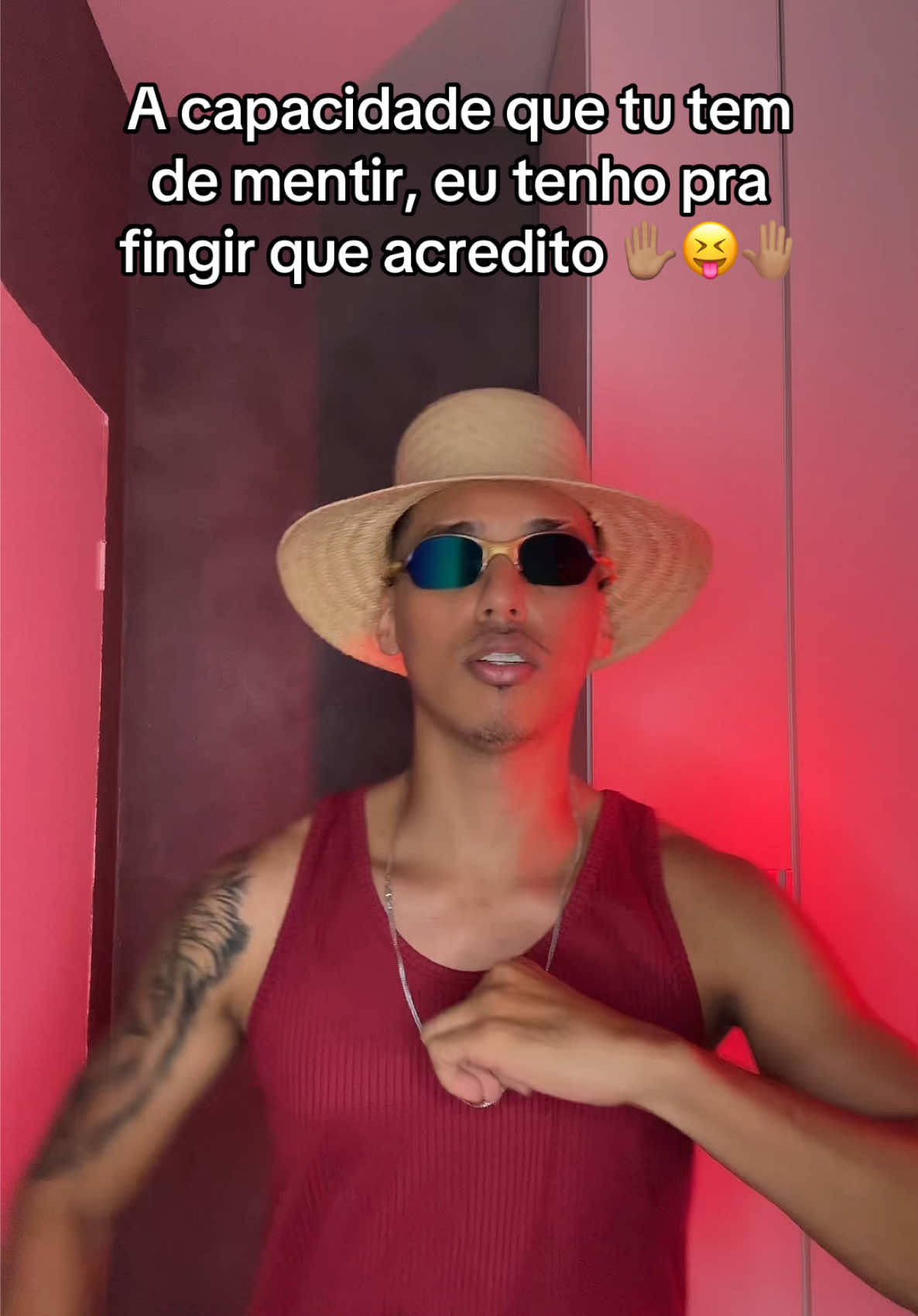 fingir que acredito ✋🏽😝🤚🏽 #memes #resenha #resenha #engraçado 