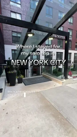 Looking for a hotel in New York City? I just stayed at the Fairfield Inn & Suites by Marriott Manhattan Central Park in New York, NY. Perks I didn’t mention in the video: mini fridge, coffee bar, hair dryer, only 2 blocks away from a main subways station that hosts plenty of connections to all areas of the city. Great restaurants near by (I recommend The Greek Kitchen), along with the 4 story mall by the Columbus Circle Subway station. As a first time visitor to New York while also traveling alone I would recommend this hotel to any guest. From the welcoming staff so the variety of options at breakfast I really liked my stay here. #marriott #tiktokgo #hotelreview #nyc #solotrip (paid for this all myself not sponsored) Happy traveling 🏙️