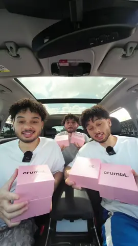 @Crumbl Trying not to get the same two cookies part 2!🍪 Triplet Telepathy Test🧠  #crumbl #Foodie #telepathy #eat #creatorsearchinsights 