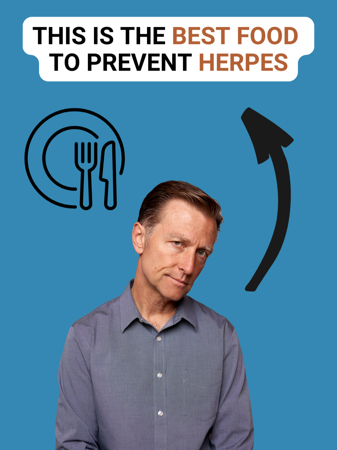This is the #1 food to help prevent herpes! #drericberg #herpesvirus #healthtips #healthyliving