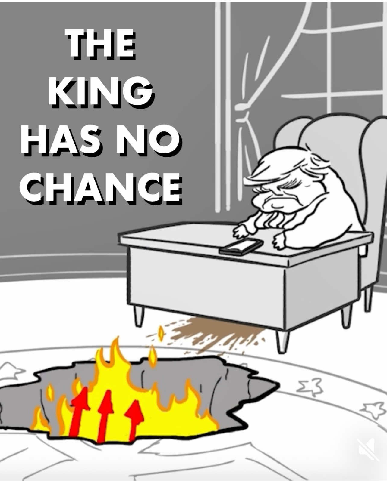 The King Has No Chance (Of Getting Into Heaven) #donaldtrump #sickness #theendisnear #tonightyoubelongtome #youbelongtome 