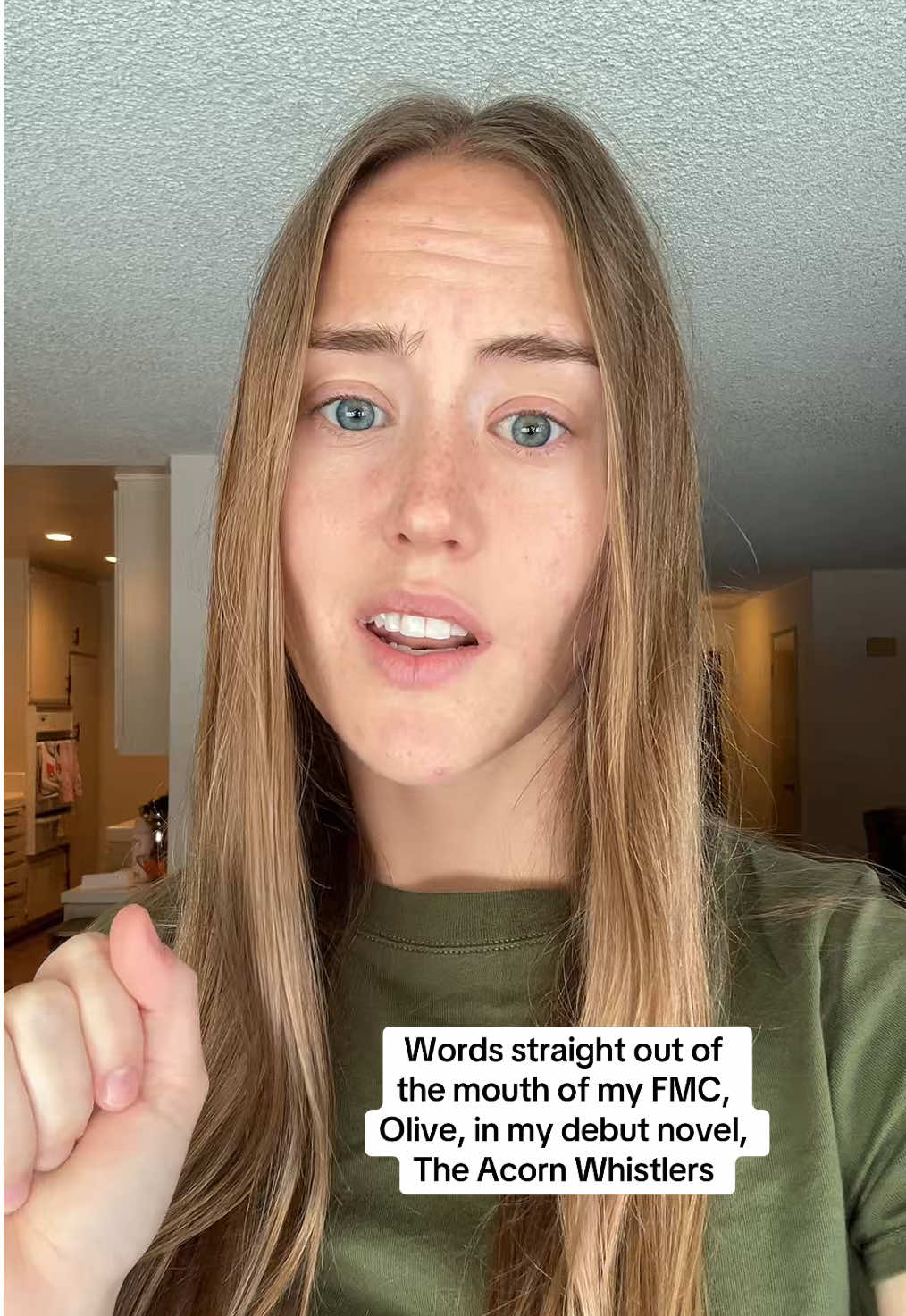 Olive would totally say this😂 She’s so wonderfully sassy and headstrong—it was so much fun tracking her character development throughout the story.  I imagine her to be similar Katniss Everdeen in The Hunger Games—fiercely protective of her siblings, but also stubborn and rebellious at times. Tell me about one of your favorite characters!! #BookTok #middlegradefantasy #tropesilove #bookrec 
