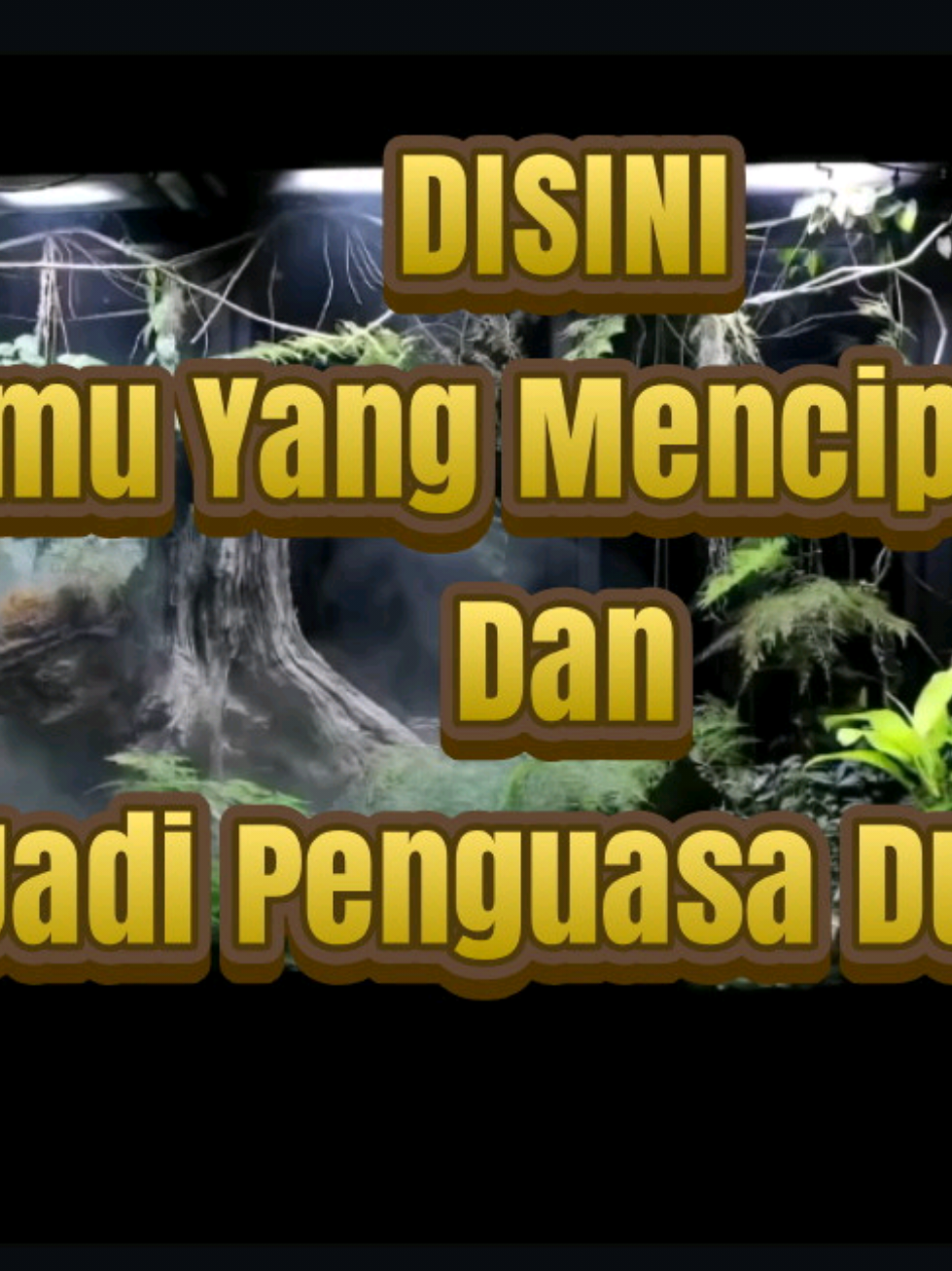 Disini kamu bisa membuat alam dan mengontrol nya