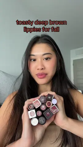 deep brown lipstick shades 🤎 • @Revlon Cosmetics - iced mocha • @Charlotte Tilbury - 90s brown • @Kosas - subconscious • @Maybelline NY - mascara tear • @YSL Beauty - 14 • @wetnwildbeauty - mink brown • @Milani Cosmetics - hot cocoa • @NARS Cosmetics - on top • Revlon - extra shot • @maccosmetics - bare • @Kulfi Beauty - tamarind  #lipstick #falllipstick #grungelips #grungelipstick #brownlipstick #90slip #90slipstick #brownlipcombo 